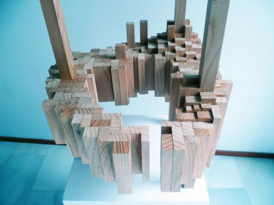 Escultura "Memoria de un espacio habitado VIII"